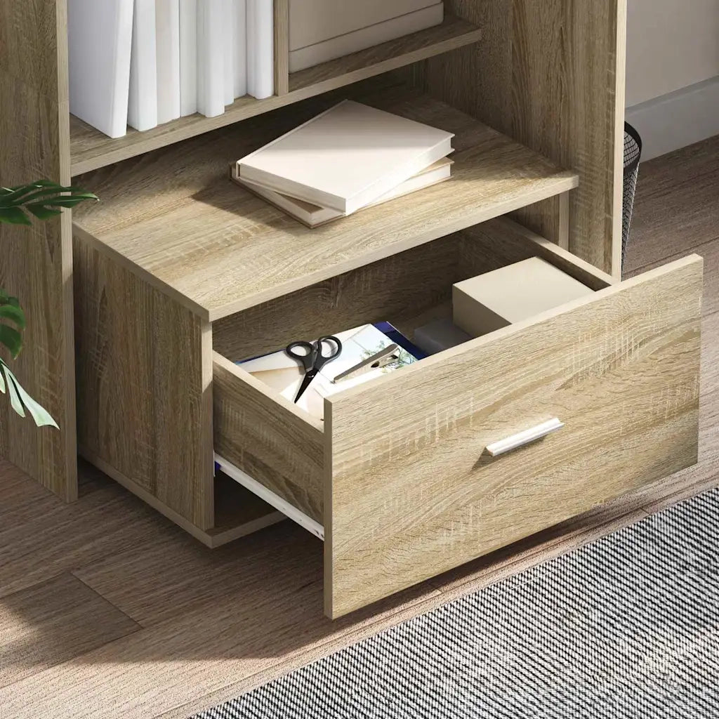Mobile con Cassetti con ruota Rovere Sonoma 55 x 45 x 31 cm 869308