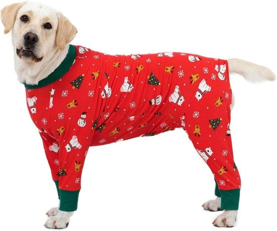 Elastica onesie per cani grandi, protegge le articolazioni, anti-licking, protezione da ferite - Piumino per cani di taglia media e grande in misura 7XL