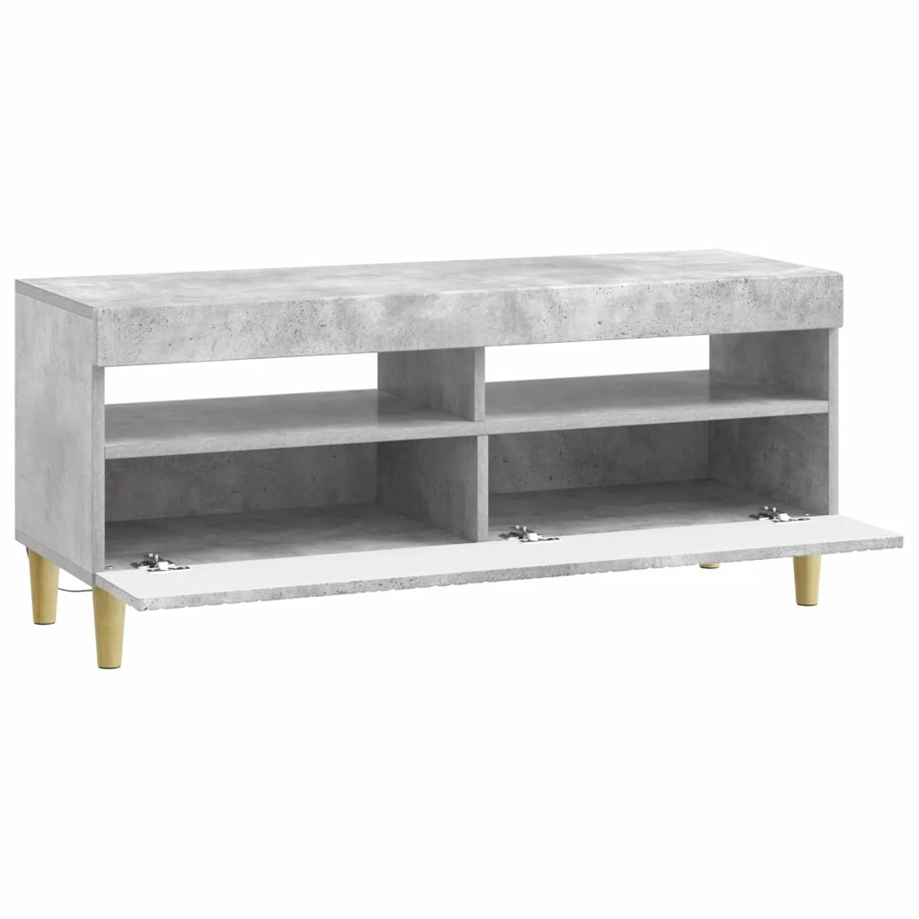 Mobile TV LED Grigio Cemento Legno ingegnerizzato 897208