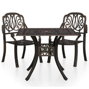 Set da giardino bistrot mobili da esterno terrazza 3 pezzi in fusione di alluminio bronzo 02_0013508