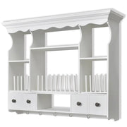 Pensile da cucina vintage 90,5 x 22,5 x 70,3 cm legno bianco 02_0046248