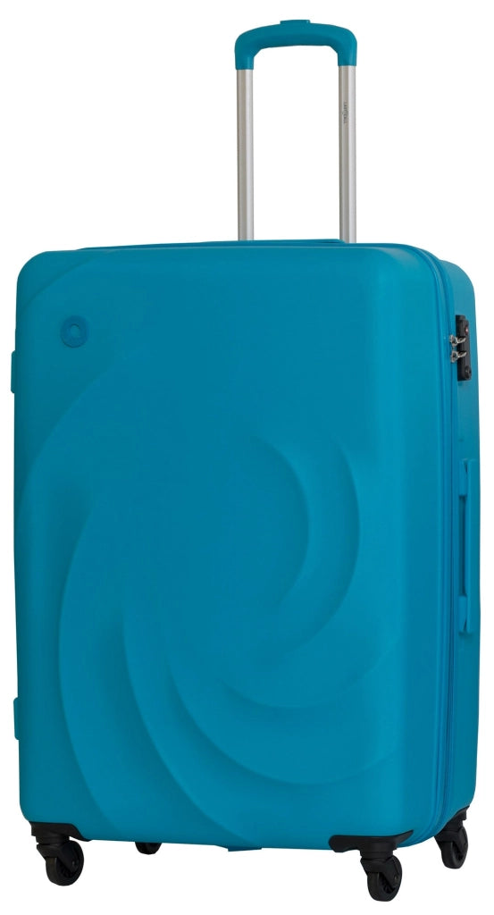 Trolley Valigia Grande Rigida in ABS 4 Ruote TSA Ravizzoni Estasi Blu