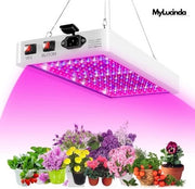 Lampada LED per la Crescita - 1000W - 216 LED - Impermeabile Lampada per Piante e Verdure - Modello Appeso - Interruttore a Doppia Faccia