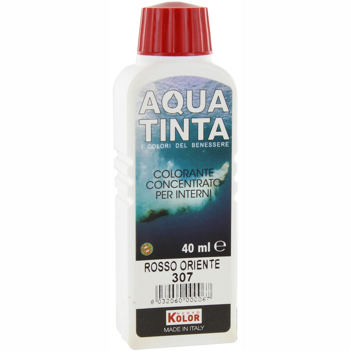 aquatinta per interni ml.40 307 rosso oriente cod:ferx.7443