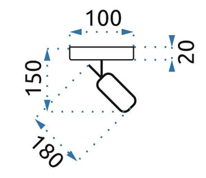 Lampada Pensile / Da Parete Spot APP745-1C