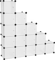 Cassettiere per bambini e adulti - Scaffale libri - Libreria - Camera da letto, soggiorno - 15 posti
