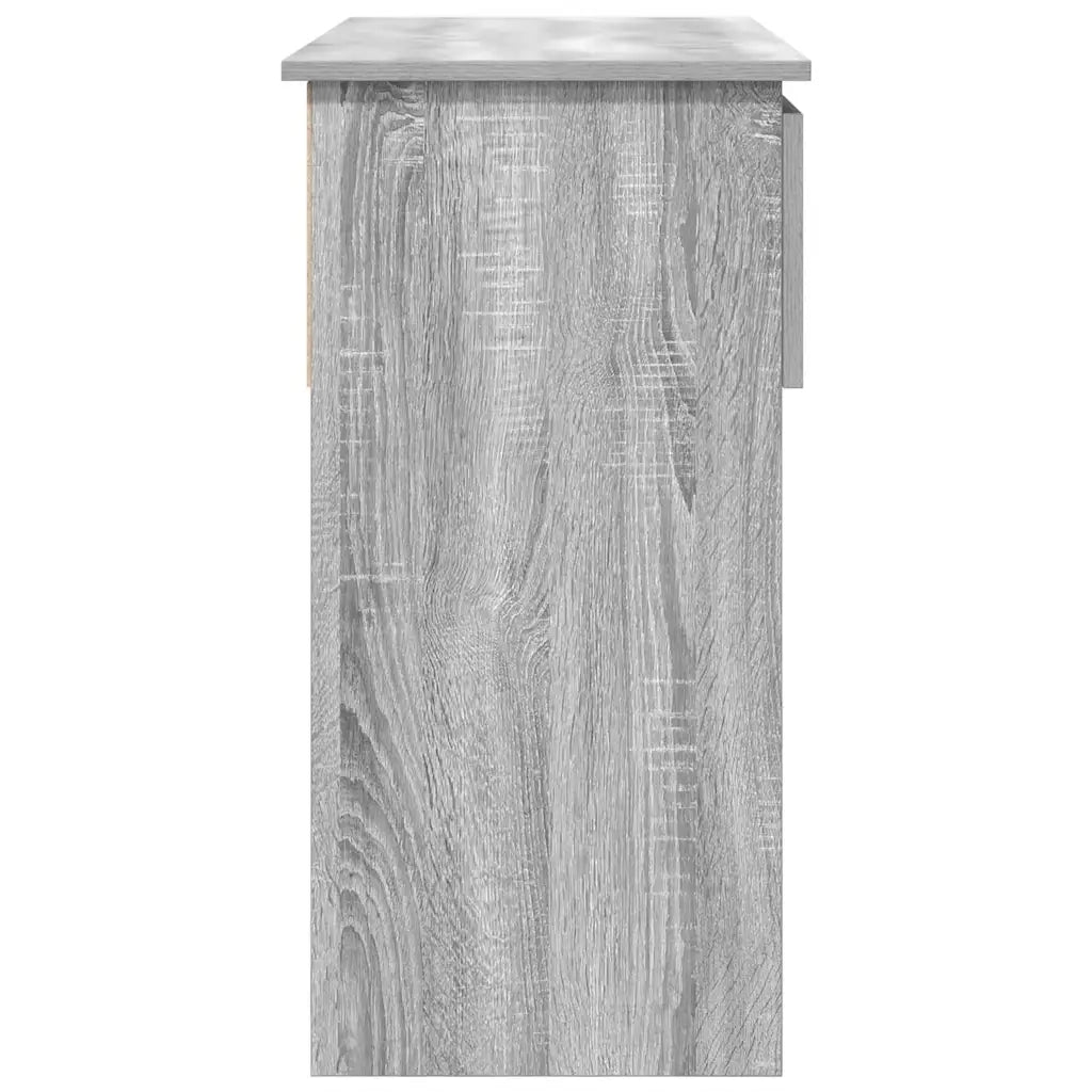 Tavolo Consolle con Cassetti Grigio Sonoma 85,5x38,5x74,5 cm 861396