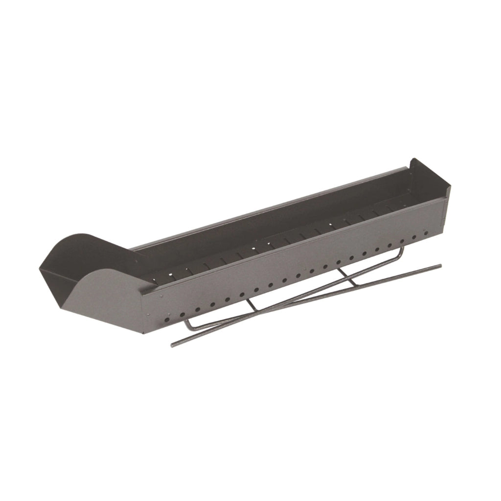 Cuoci Arrosticini a Carbone Filoteo 60x14x65 cm Rampa di Carico e Scarico Cenere in Acciaio Nero