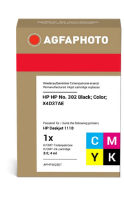 ORIGINAL Agfa Photo Multipack nero / differenti colori APHP302SET ~355 Seiten
