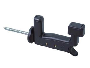 FERMAPERSIANE IN NYLON GRILLO- - con vite mm.120 - 25 pezzi