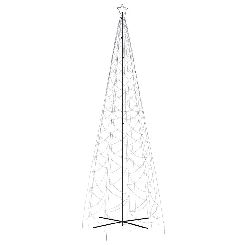 Albero di Natale a Cono Blu 1400 LED 160x500 cmcod mxl 95526