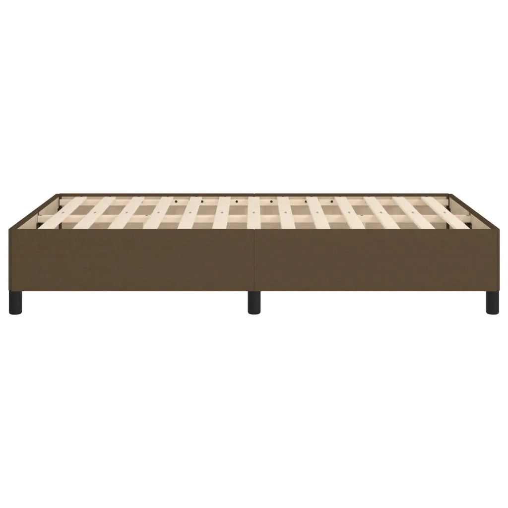 Giroletto senza Materasso Marrone Scuro 80x200 cm in Tessuto 3269634