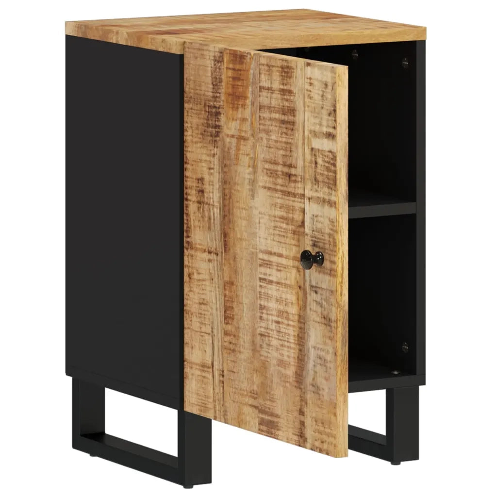 Mobile da Bagno | Armadio da bagno 38x33x58 cm in Legno Massello di Mango