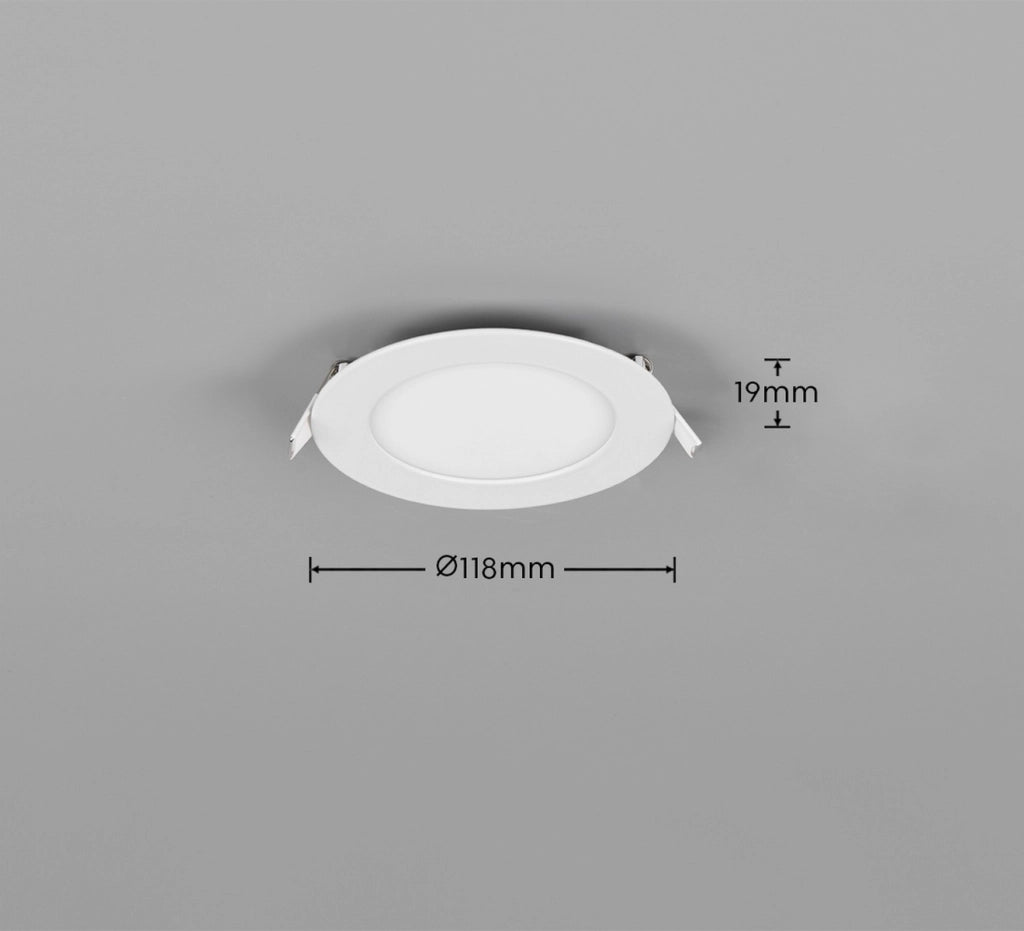Faretto incasso LED 4W bianco tondo CCT KIBO Trio