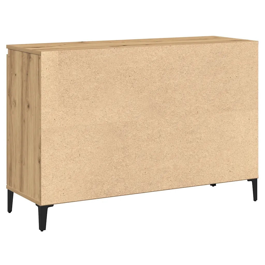 Credenza Rovere Artigianale 102x35x70 cm in Legno Multistrato 856487