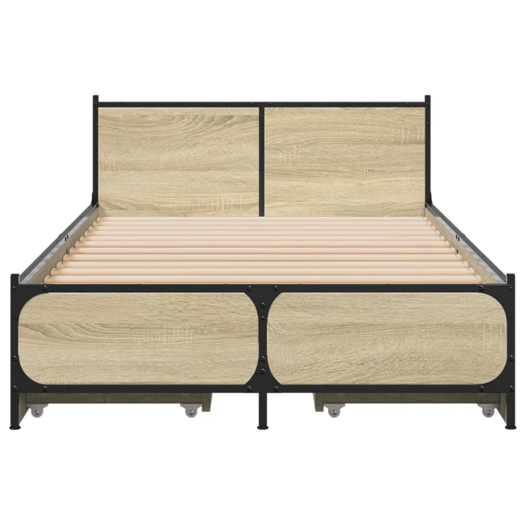 Giroletto Cassetti Rovere Sonoma 75x190 cm Legno Multistrato 3279973