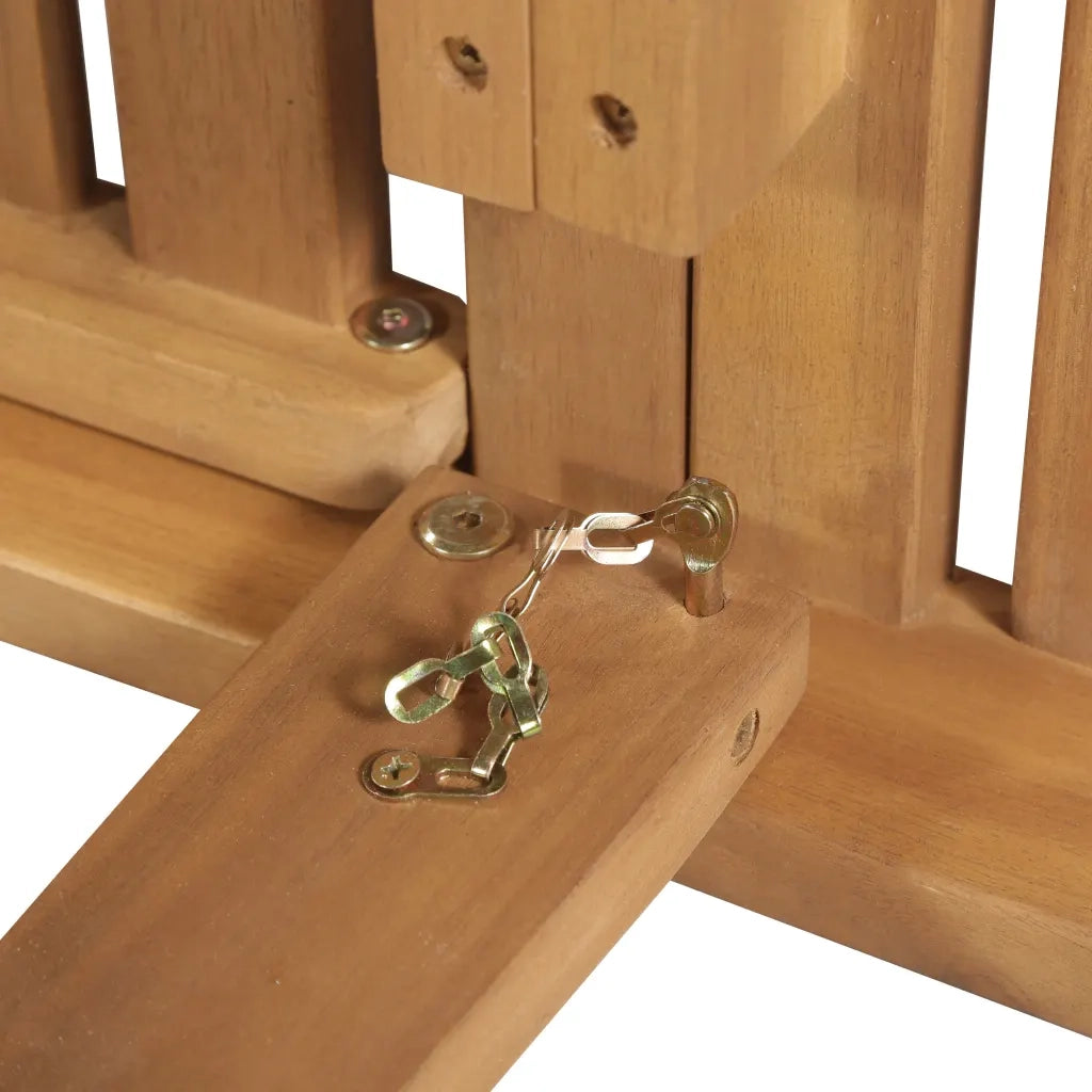 Lettino Prendisole Pieghevole in Legno Massello di Acacia cod mxl 8860