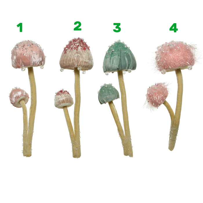 FUNGHI DECORATIVI 4 ASS 23 CM