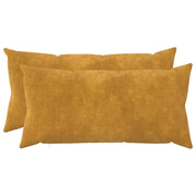 Federa 2 pcs HEERLEN Giallo 40 x 80 cm Fleece in microfibra 909991