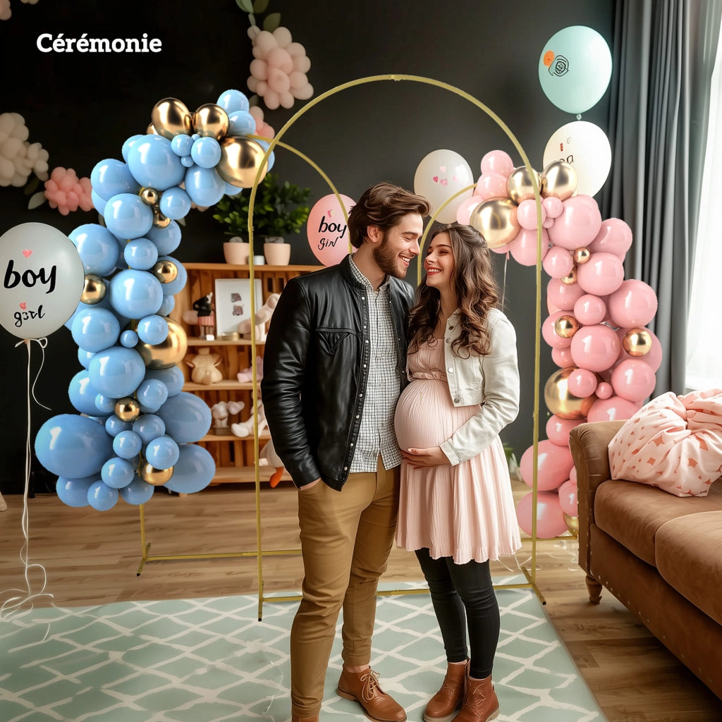 Arco per Matrimonio in Metallo Dorato ¨C Zephmum ¨C 2.2m, 2m, 1.8m