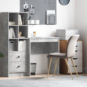 Scrivania Computer Grigio cemento