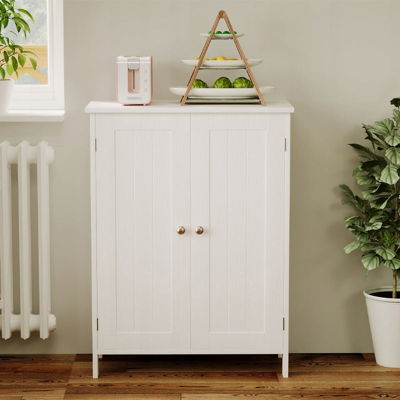 ARMADIO A SCAFFALE COMÒ PER BAGNO INGRESSO 2 ANTE BIANCO ALTO