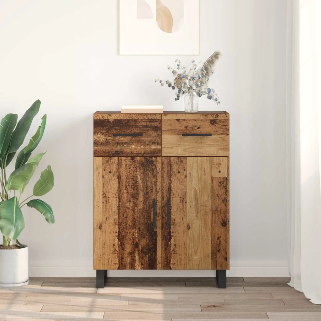 Credenza | Madia | Buffet da pranzo | Armadio da pranzo Legno vecchio 69,5 x 34 x 90 cm Legno multistrato