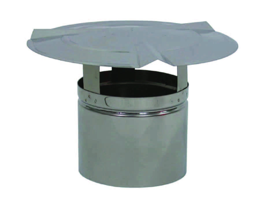 FUMAIOLI A CAPPELLO IN ACCIAIO INOX  ø cm.10