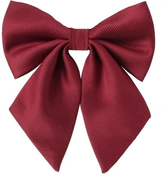 Uniforme scolastico per donna in tessuto di pelle flessibile (rosso)