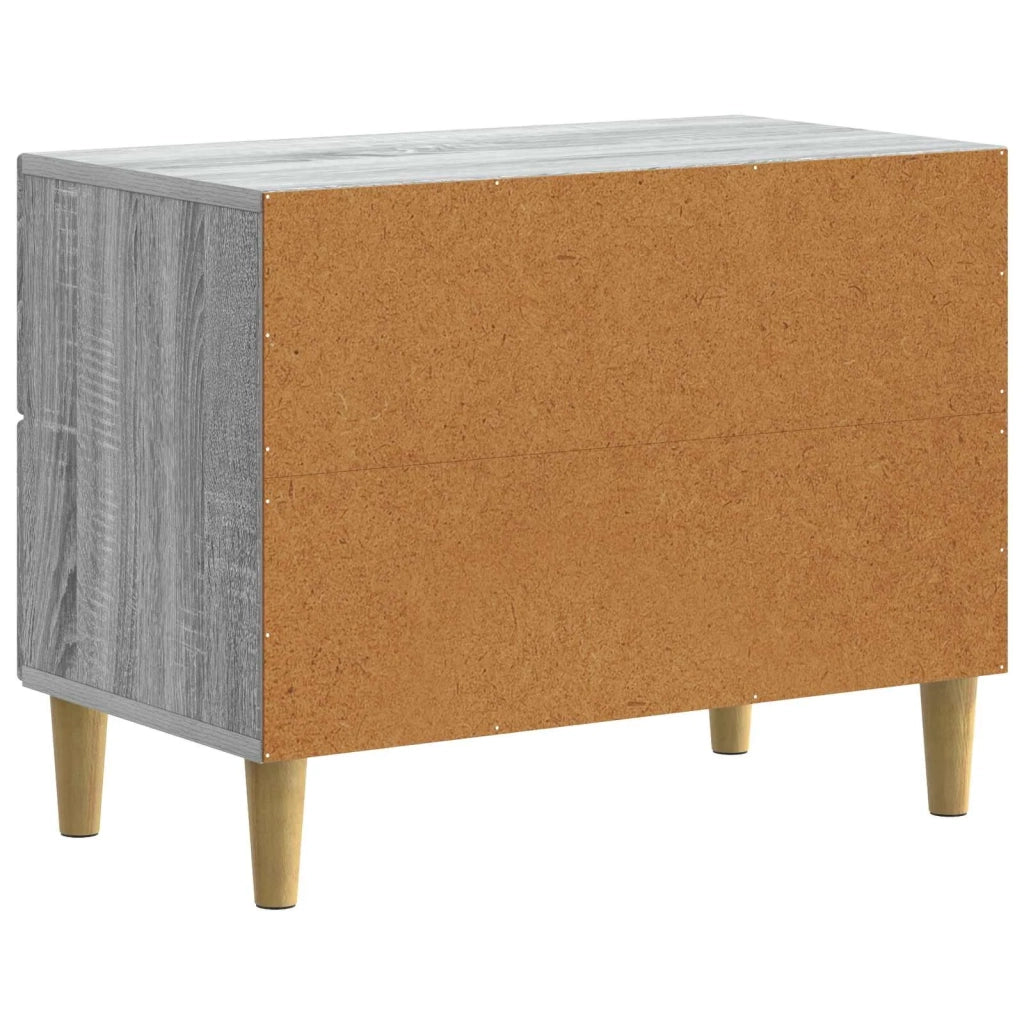 Armadio da Notte con cassetto Grigio Sonoma 62 x 34,5 x 48 cm 894551