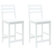 Sedie da pranzo 2 pz | Sedie da cucina Bianco 40 x 47,5 x 99,5 cm