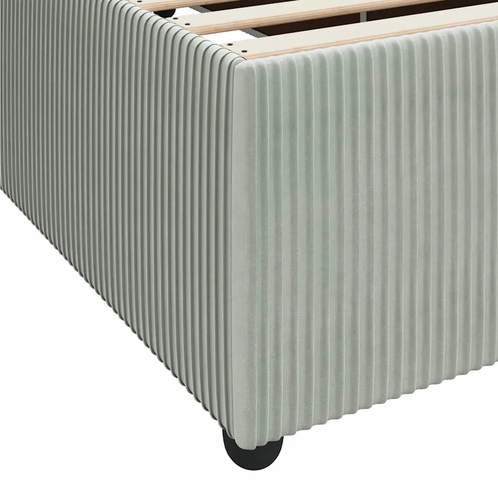Struttura del letto Grigio chiaro 120 x 200 cm Tessuto 3398386