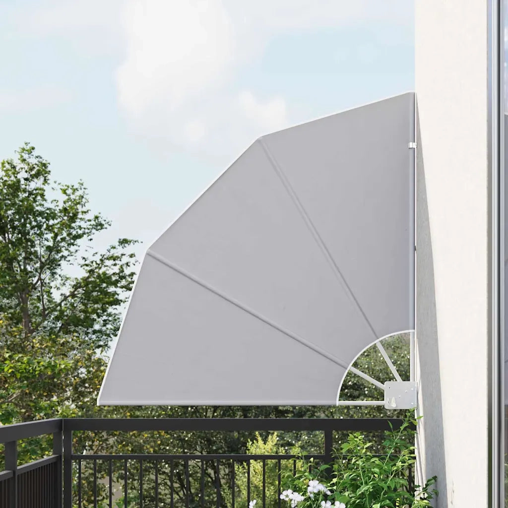 Schermo di Privacy per Balcone-Pannello per privacy 115 x 115 cm Poliestere Grigio