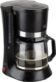 Macchina per caffè per 2-12 tazze - 680 W - caraffa in vetro - sicurezza contro le gocce - filtro permanente - spegnimento automatico