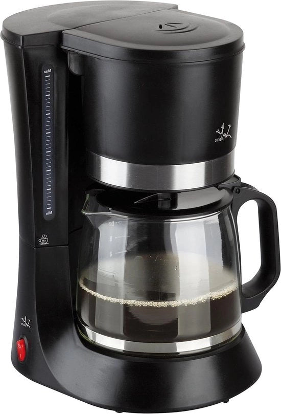 Macchina per caffè per 2-12 tazze - 680 W - caraffa in vetro - sicurezza contro le gocce - filtro permanente - spegnimento automatico