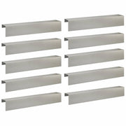 Profilo di copertura per giardino 10 pz 100 x 15 x 15 cm 8012971