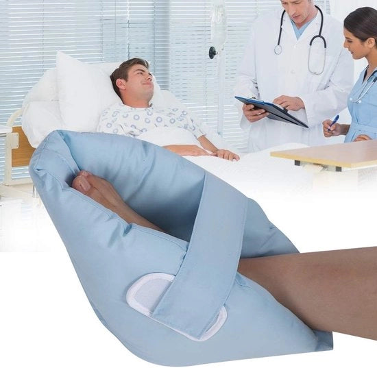 Supporti per Piedi 2 Pezzi - Protezione per Piedi - Sostegno per Piedi - Antidecubito - Design Ergonomico - Materiale Zitto e Comodo 23 x 13 cm