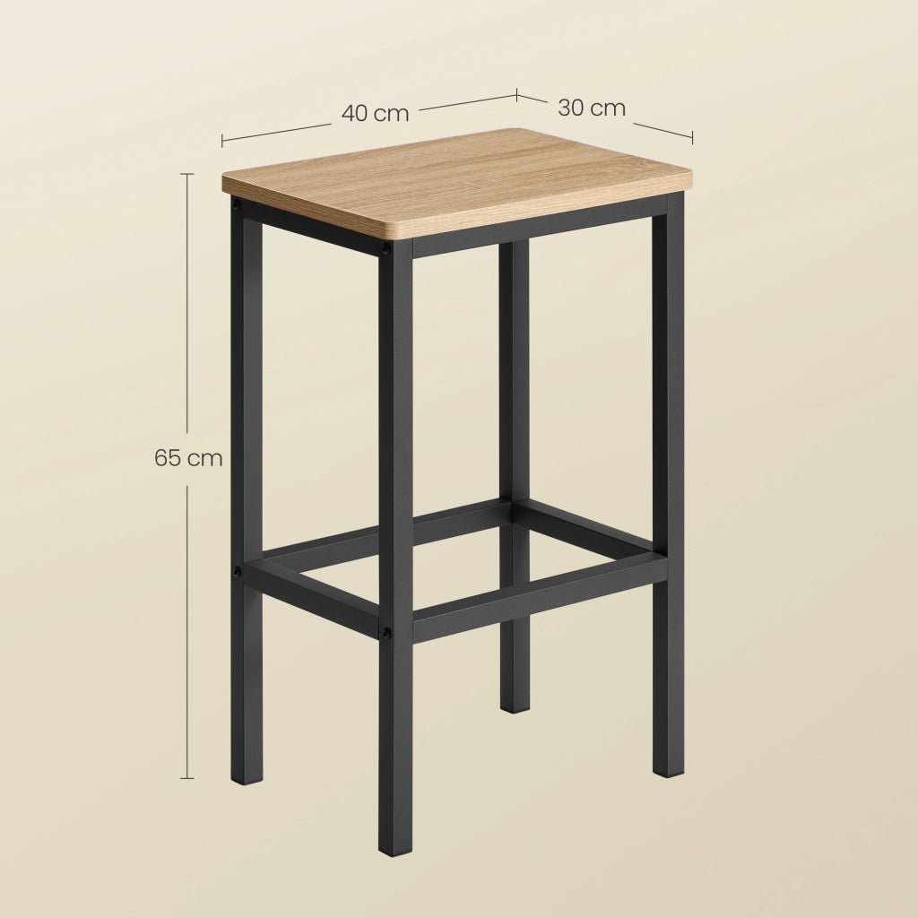 Sgabelli da bar moderni VALORA Sonoma - Stile loft - LBC065B11 x2