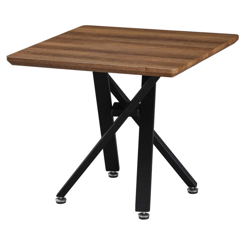 Consolle Jasper 50x50x45 Top Noce + Gambe Nere