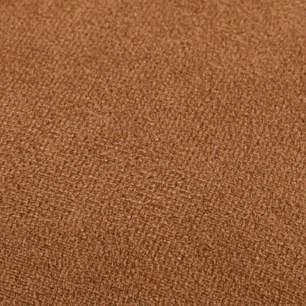 Sgabello Marrone e Oro in Velluto 28 x 36 cm 249838