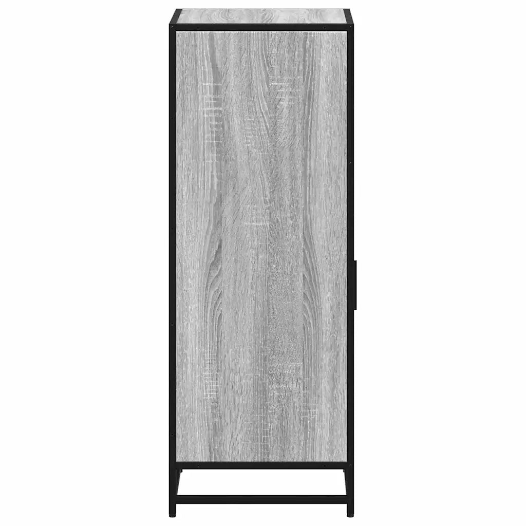 vidaXL Armadietto Bagno Grigio Sonoma 35x37,5x100 cm Legno Multistrato