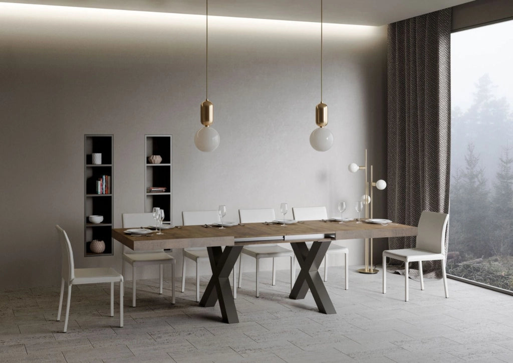 Tavolo Allungabile 180-284x90x77 cm Traffic Noce