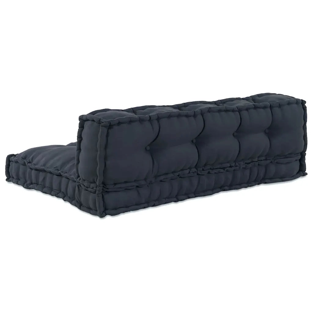 Cuscino per Divano Pallet 2 pz | Cuscini per sedie Antracite 120 x 80 x 38 cm