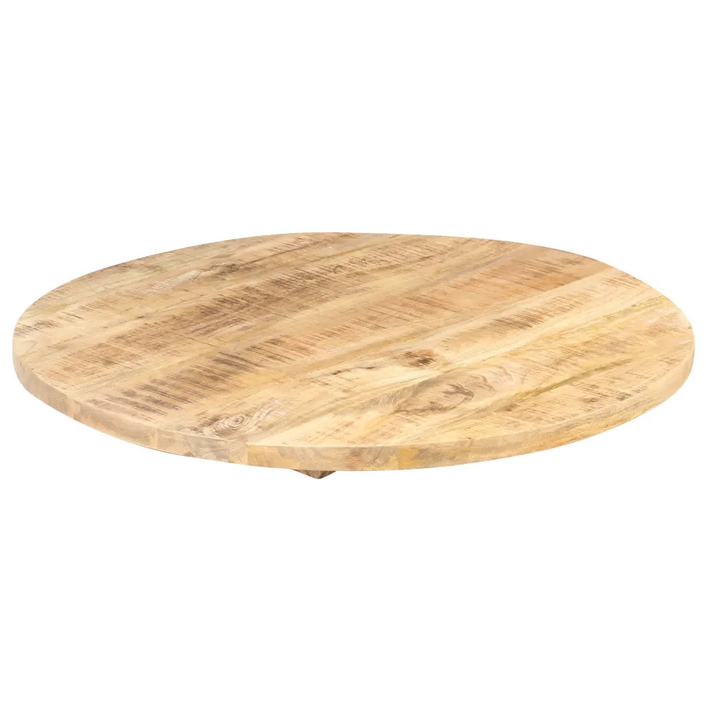 Piano Tavolo in Legno Massello di Mango Rotondo 25-27 mm 50 cm 286005