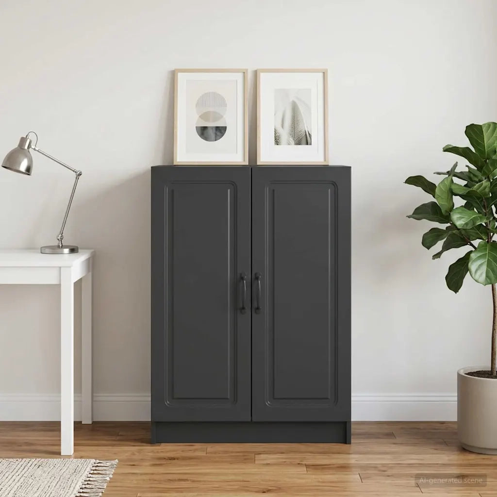 Credenza Nero 66 x 34,5 x 87 cm Legno ingegnerizzato 895736