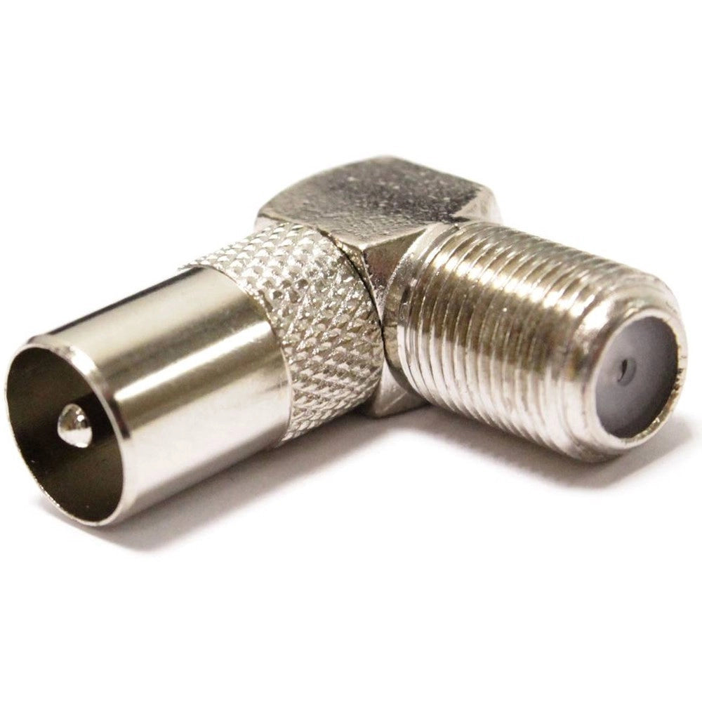 Trade Shop - Connettore Adattatore Angolo 90° Maschio-femmina Antenna Satellitare Tv Maxtech C-001 -