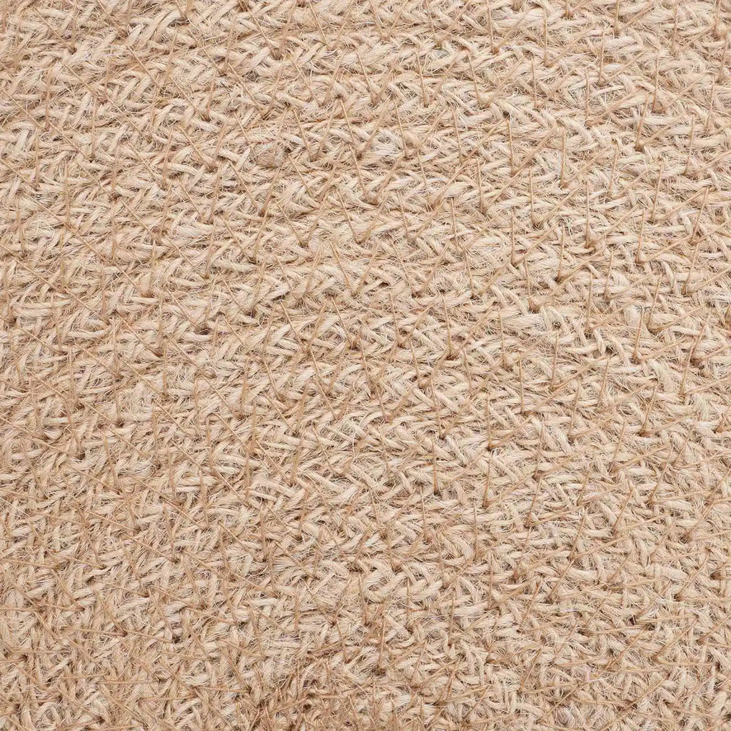 Sottobicchieri in juta 6 pcs Naturale e Nero Ø 30 cm 42012315