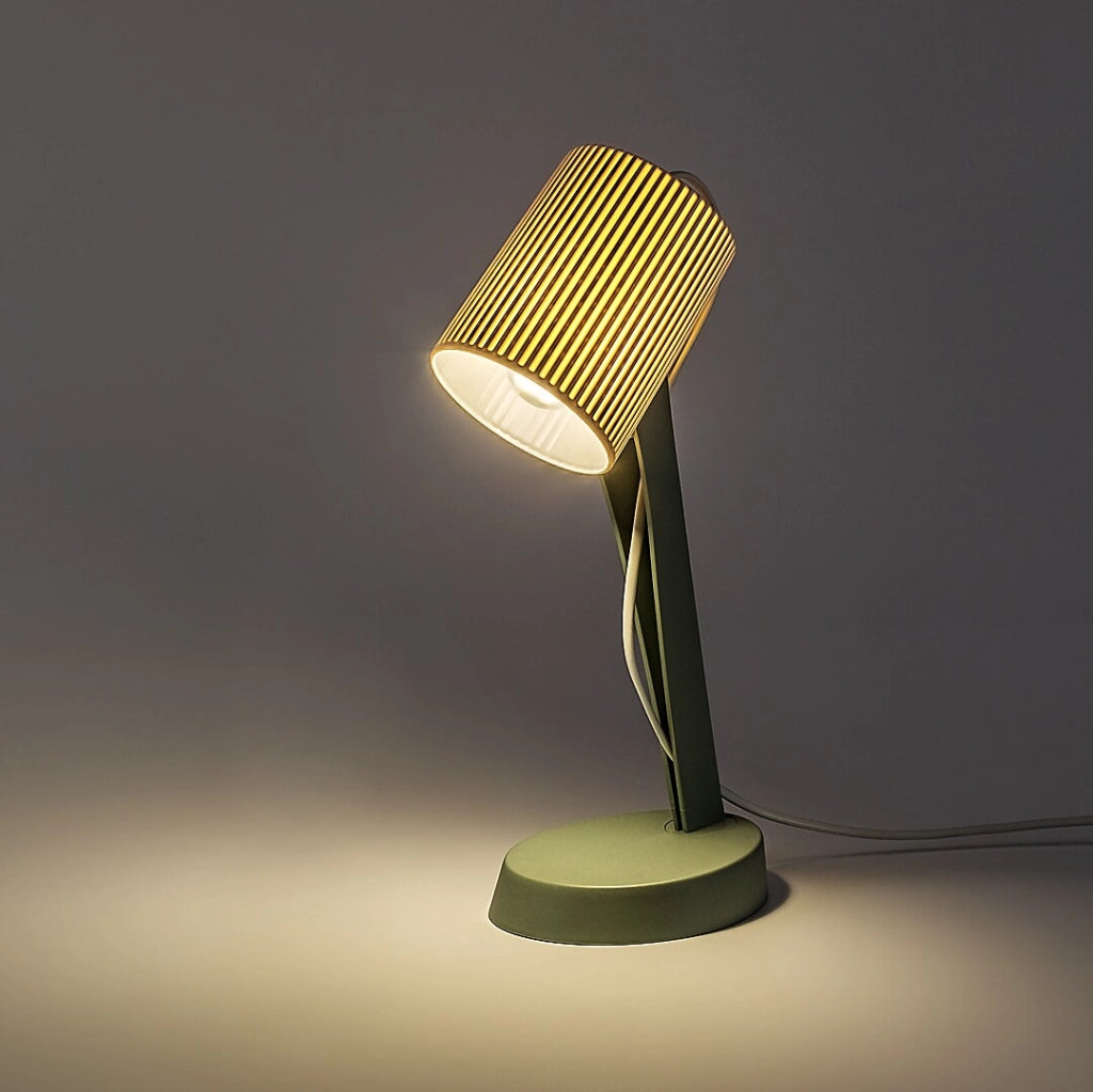 Lampada da tavolo verde bianco E14 Rabalux Solvet