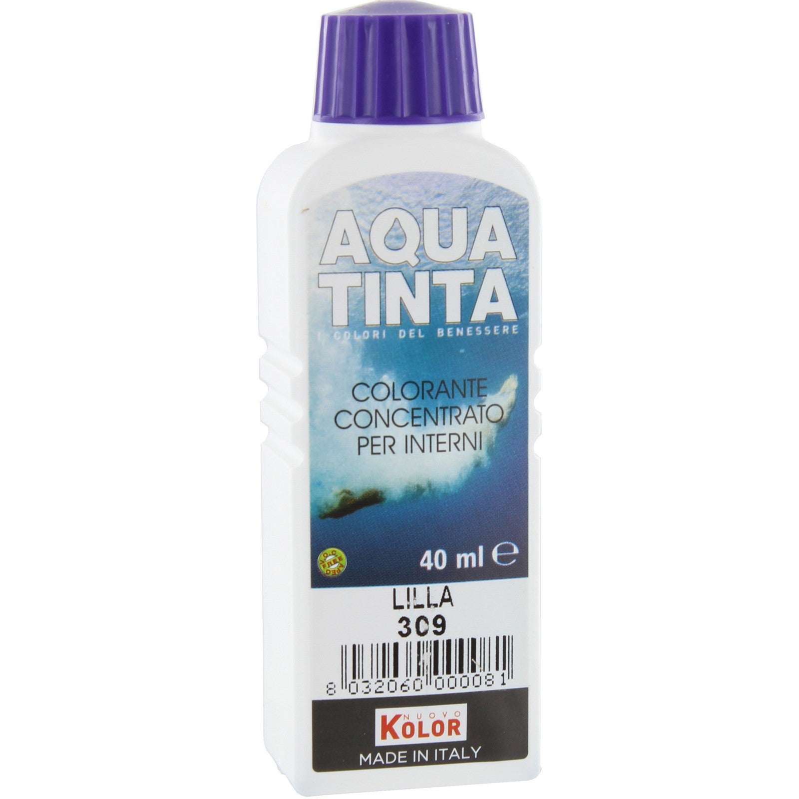 aquatinta per interni ml.40 309 lilla cod:ferx.7450