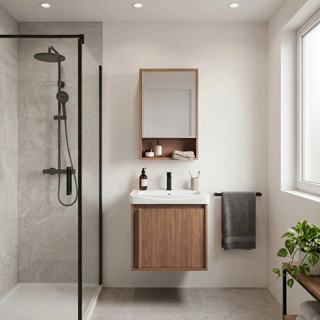 Set Di Mobili Da Bagno Con Lavabo Gama T25023 Hhl 50cm